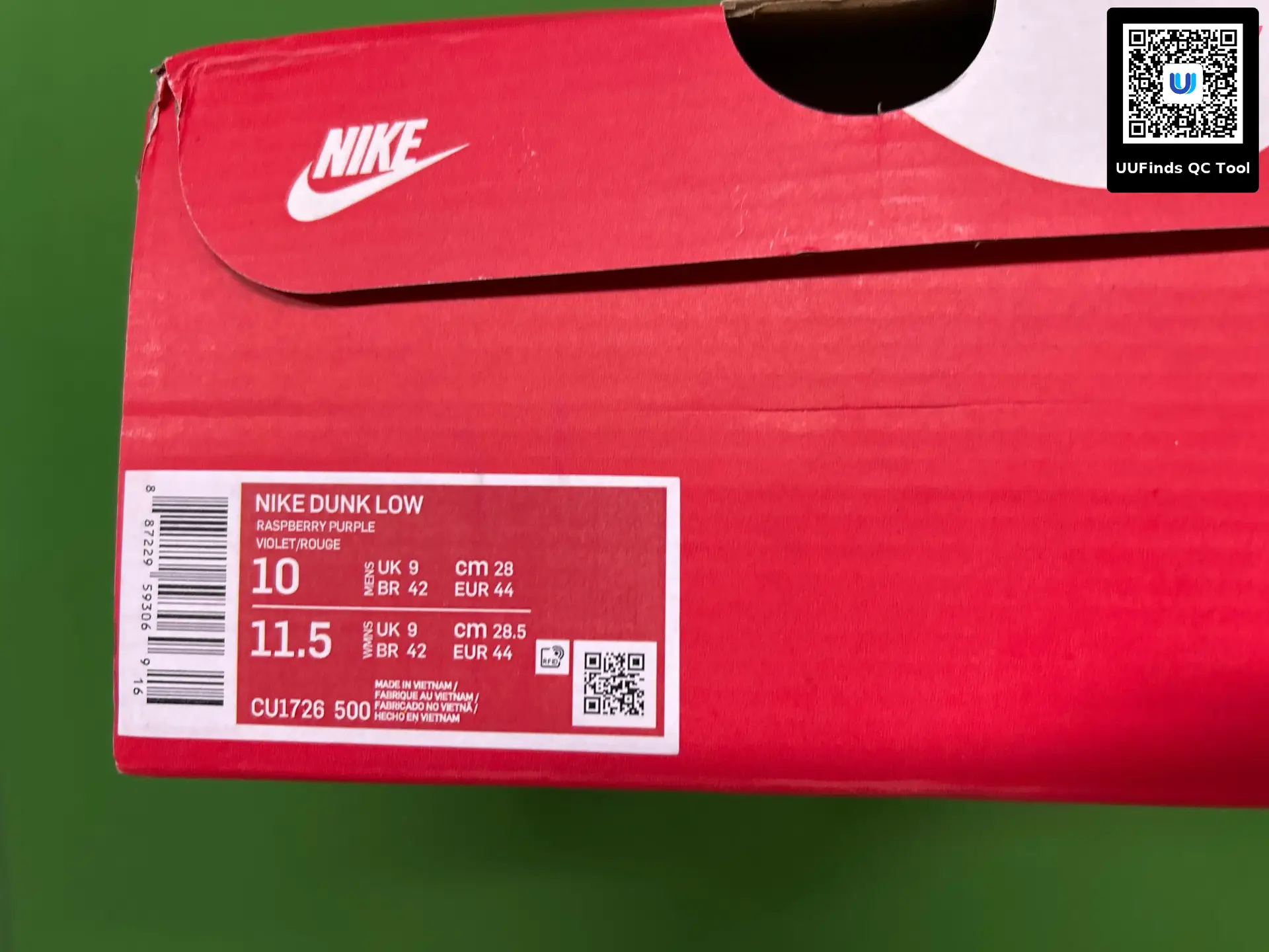 Nike Dunk Low Raspberry Purple