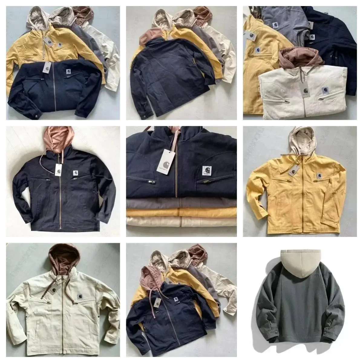 C Hooded Two-Piece Style Cargo Jacket - 0817: findsindex.com