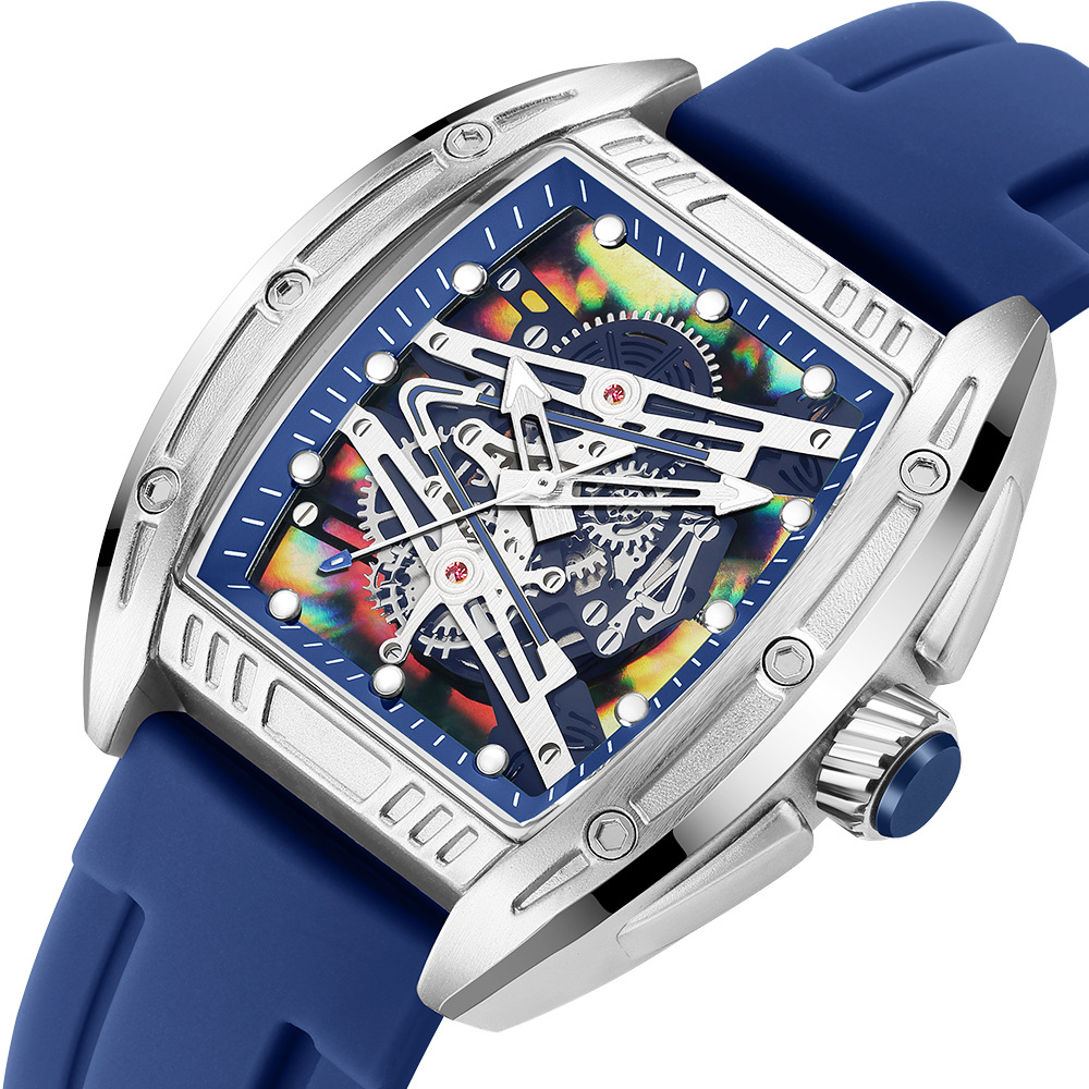 Ramashi 2023 new barrel-shaped cross-border popular luminous waterproof domineering sports quartz watch 338