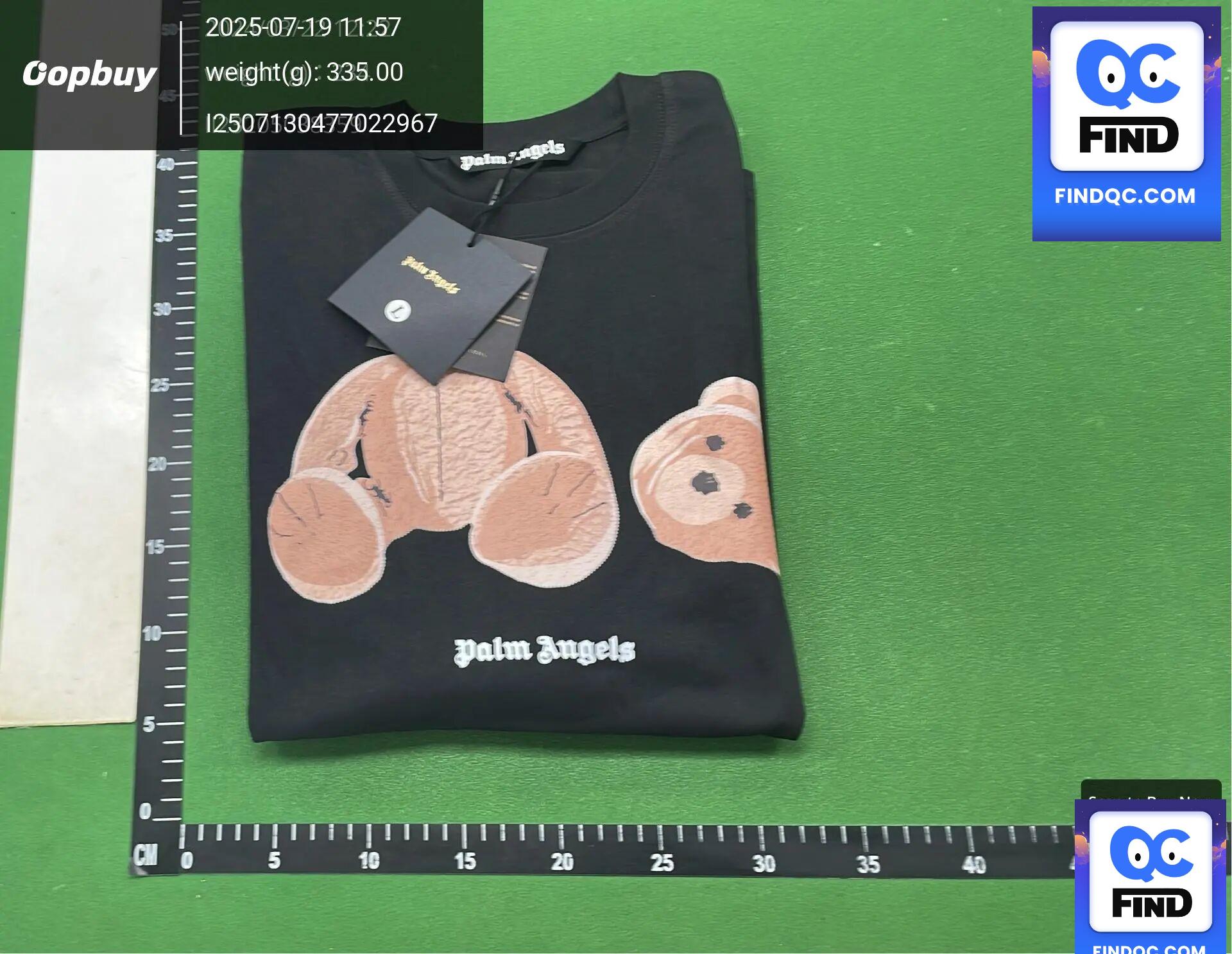Palm Angels Bear Print T-Shirt QC