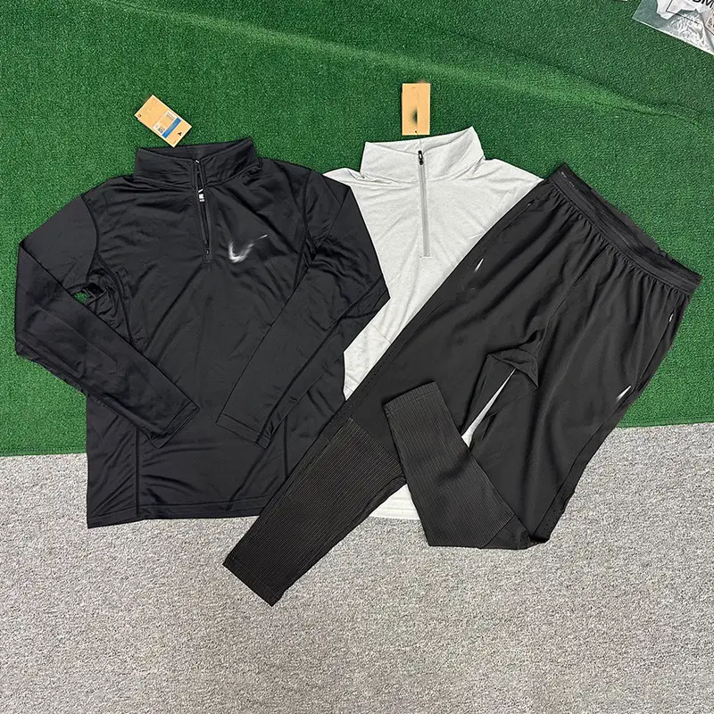 Nike Men's Black and Grey Tracksuit