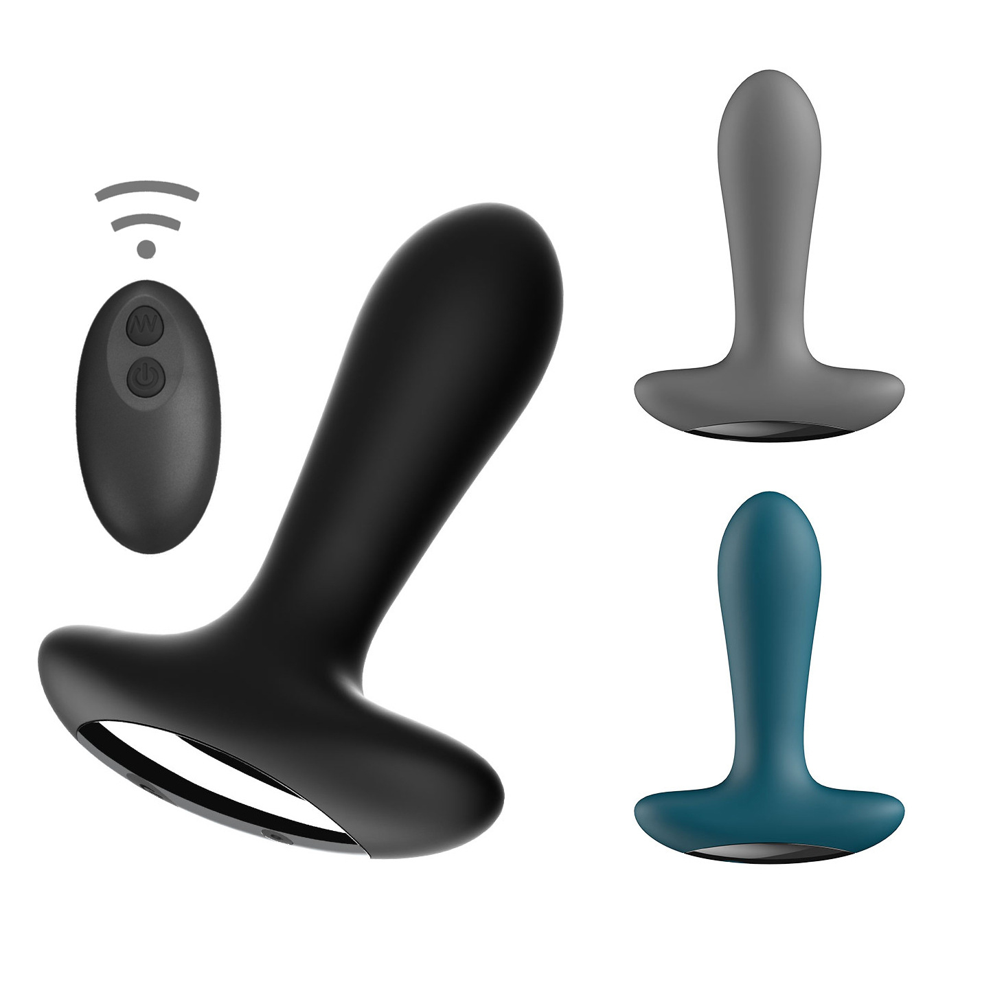 Remote Control Anal Plug Vibrating Anal Plug Prostate Orgasm Massager Masturbation Device for Adults with Low Bass and Silent Mode