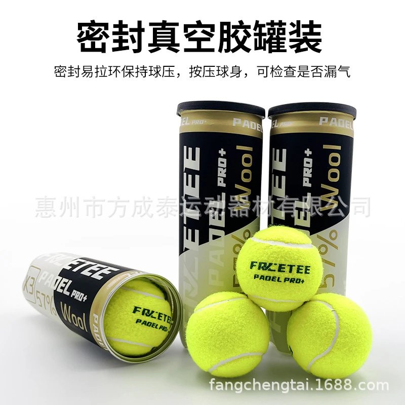 FRCETEE PADEL PRO+ Wool Tennis Balls