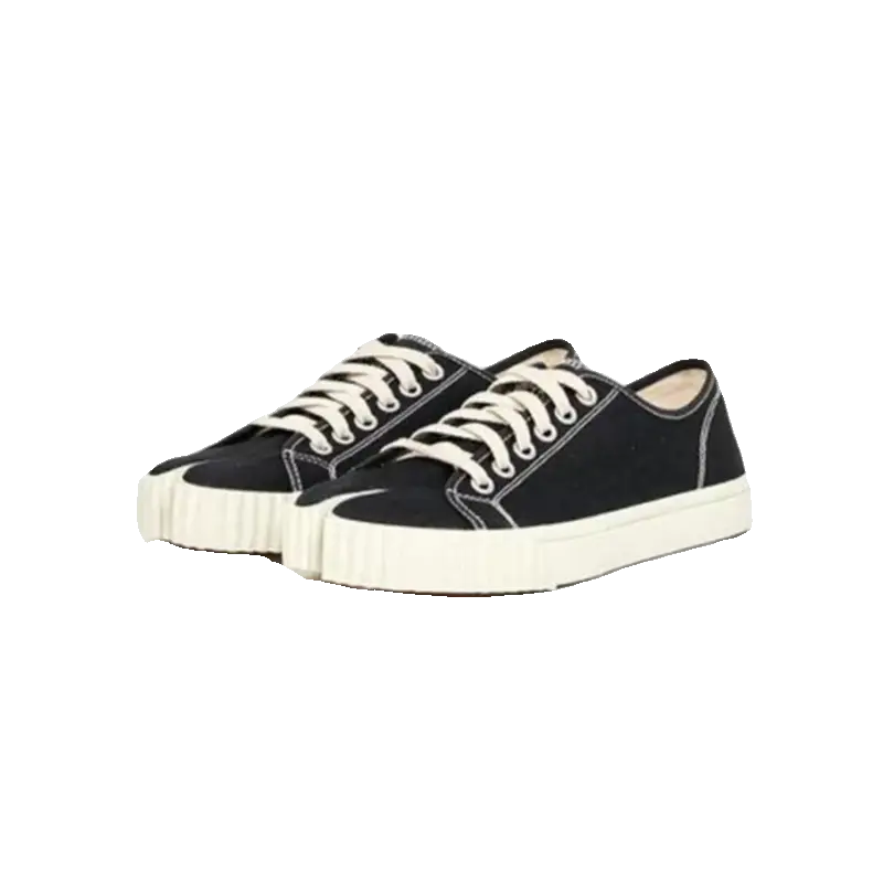 Tabi Split-Toe Shoes Flats Tire Biscuit Canvas Shoes for Men and Women Casual Shoelace Horseshoe Pig Trotters Shoes Pig's Feet Shoes