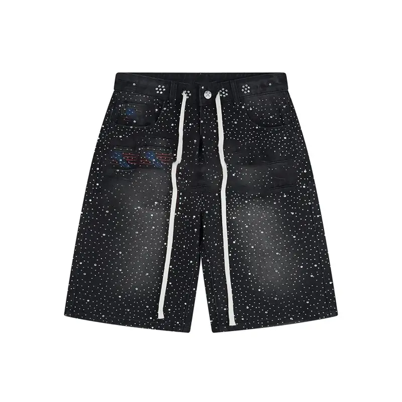 Iced Out Jorts Jean Shorts