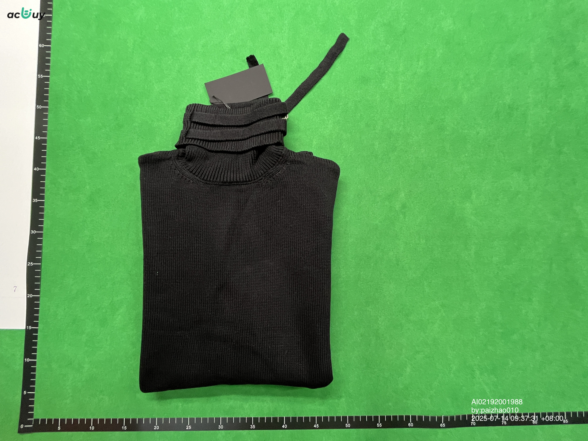 [in Stock] Raf19Fw Simons Slim Fit Knitted High Neck Tie Button Casual Sweater Base Shirt QC
