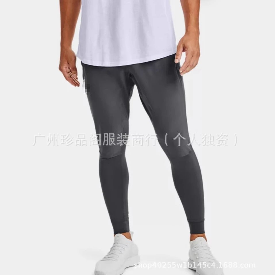 男士户外运动体育健身轻薄冰丝弹力透气速干长裤休闲裤防风跨境X