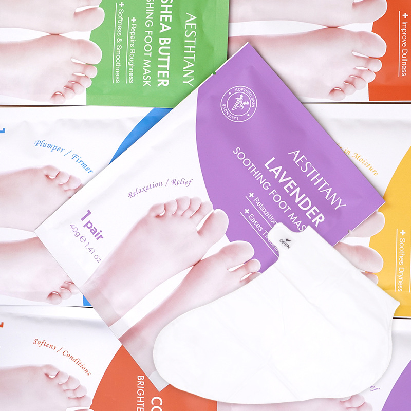 Full English Foot Mask and Hand Mask Series Aesthtany Shea Butter Rose Aloe Vera Lavender Hand Mask Foot Mask 40g
