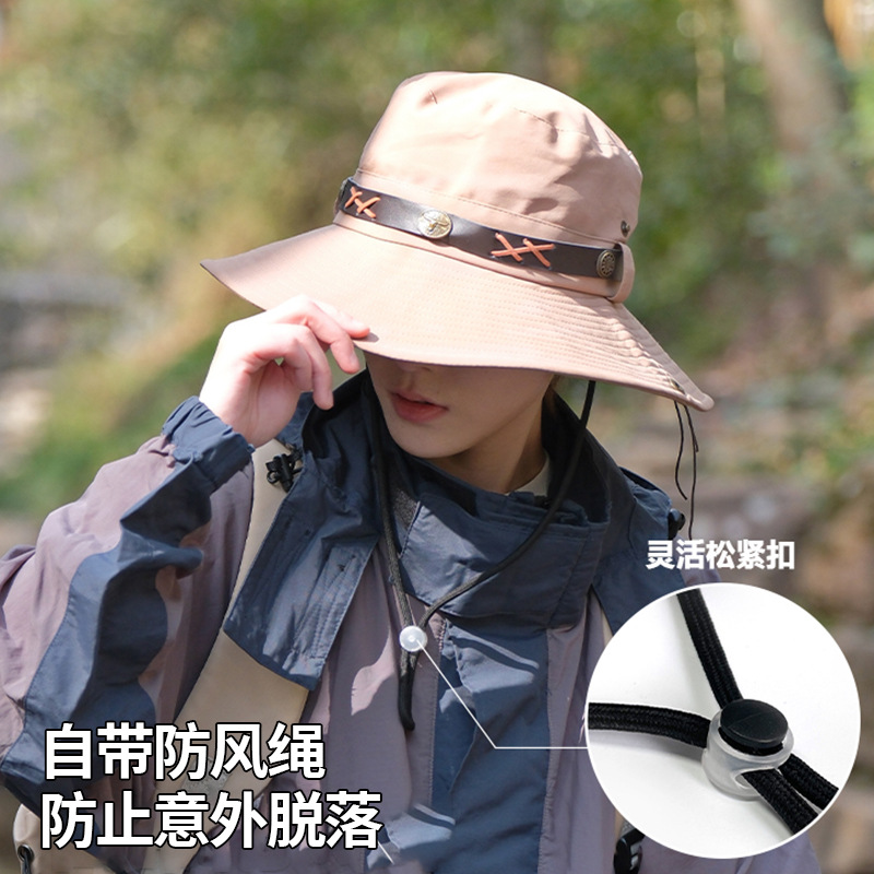 Hat Men's Summer Sun Hat Men's Sun Protection Men's Fishing Cowboy Hiking Hat Sun Hat Men's Outdoor Cool Hat