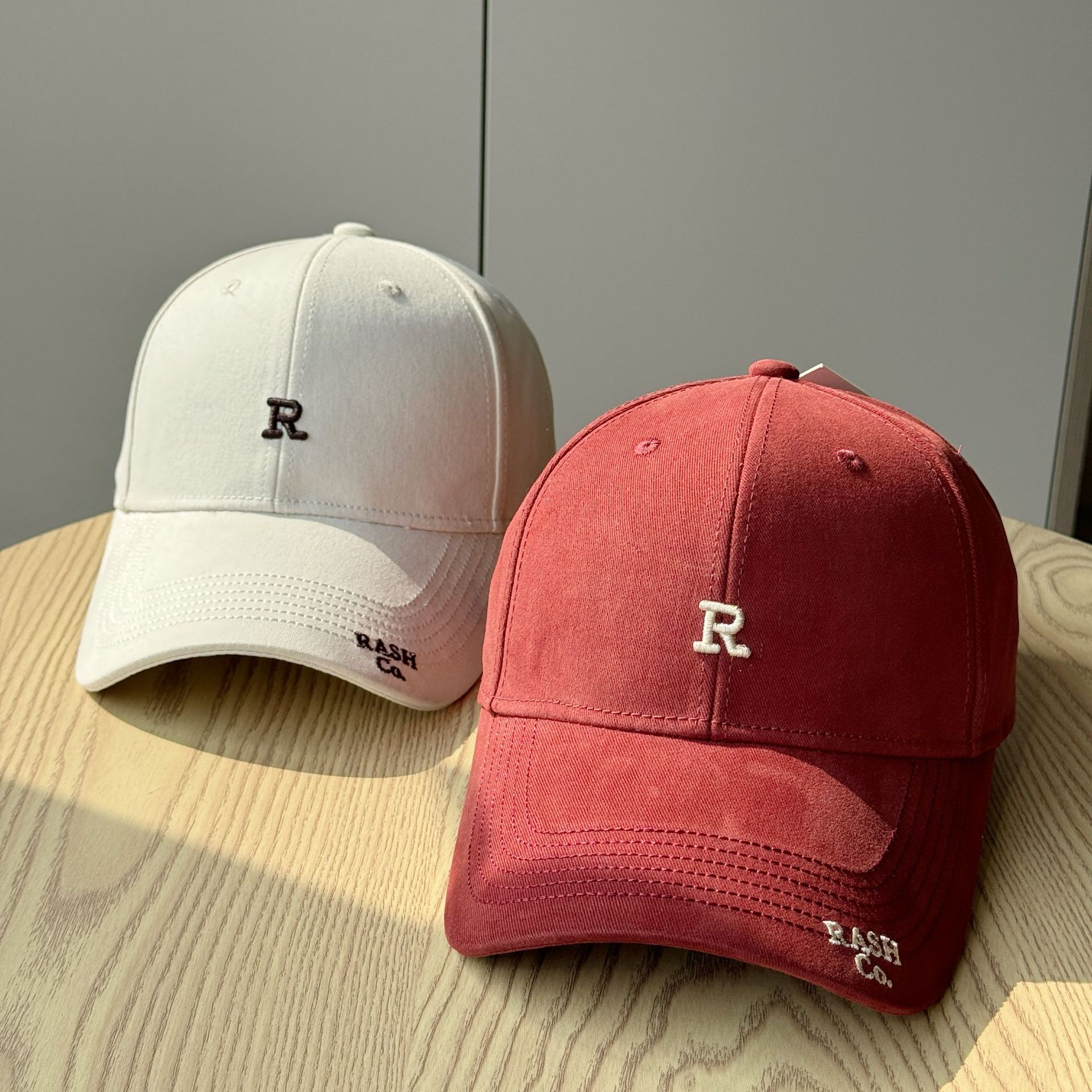 Three-dimensional Embroidered Letter Baseball Cap Children's Spring and Autumn All-match Face Show Small Korean Version Big Head Wai Wide Brim Cap Trendy