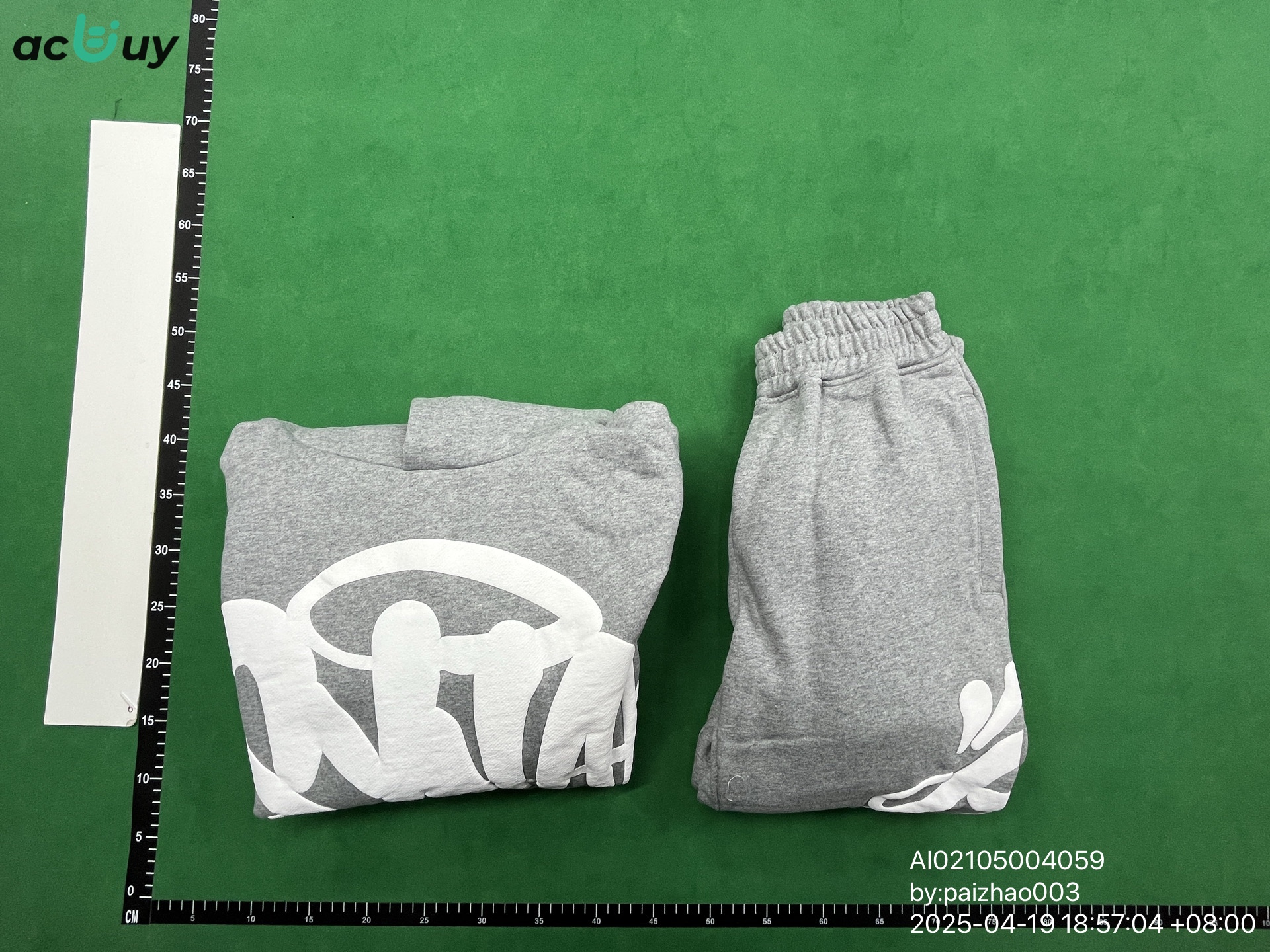 CentralCee synaworld Drill style American street hooded sweater fashion brand leisure sports suit QC