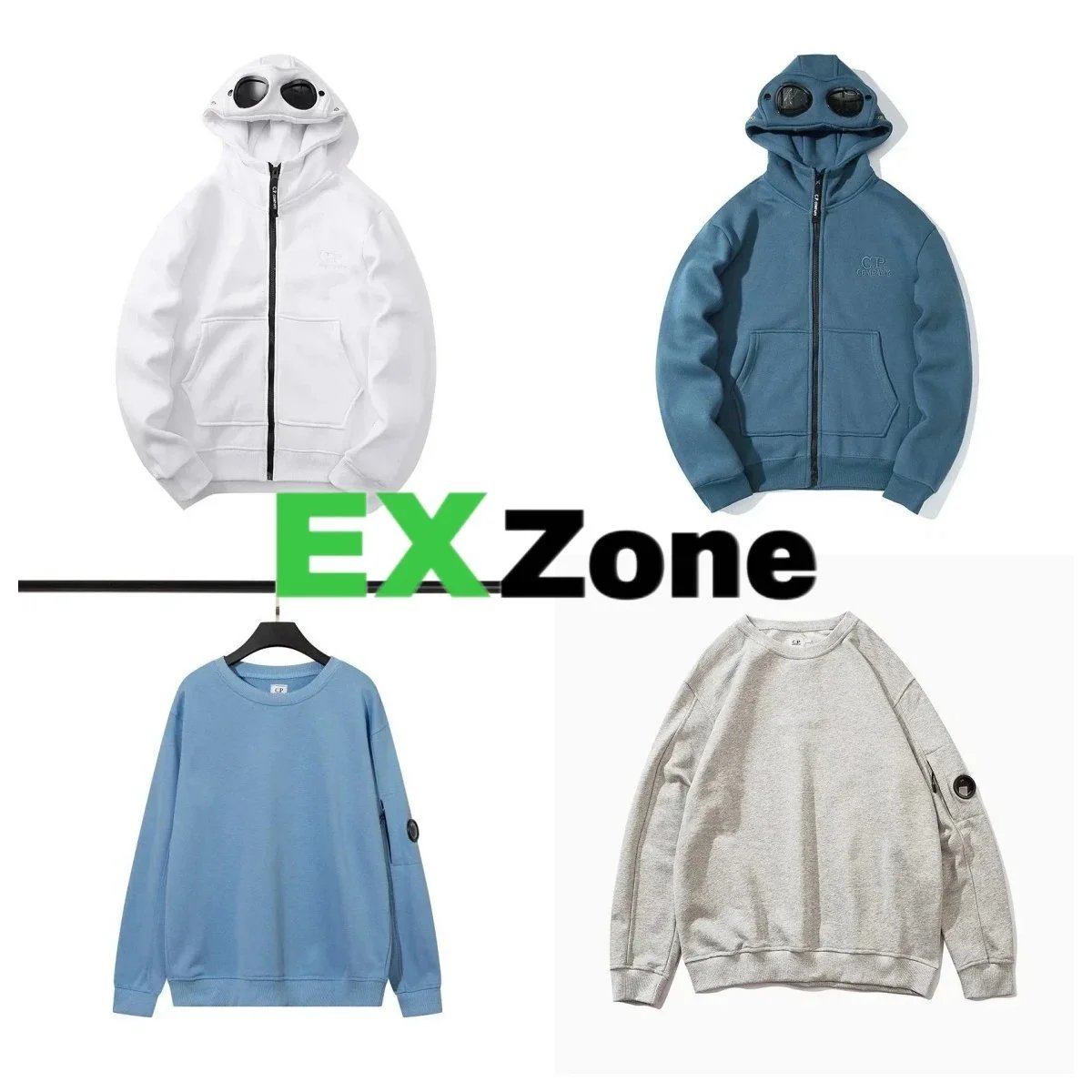CP Company Goggle Hooded Jacket and Sweatshirt
