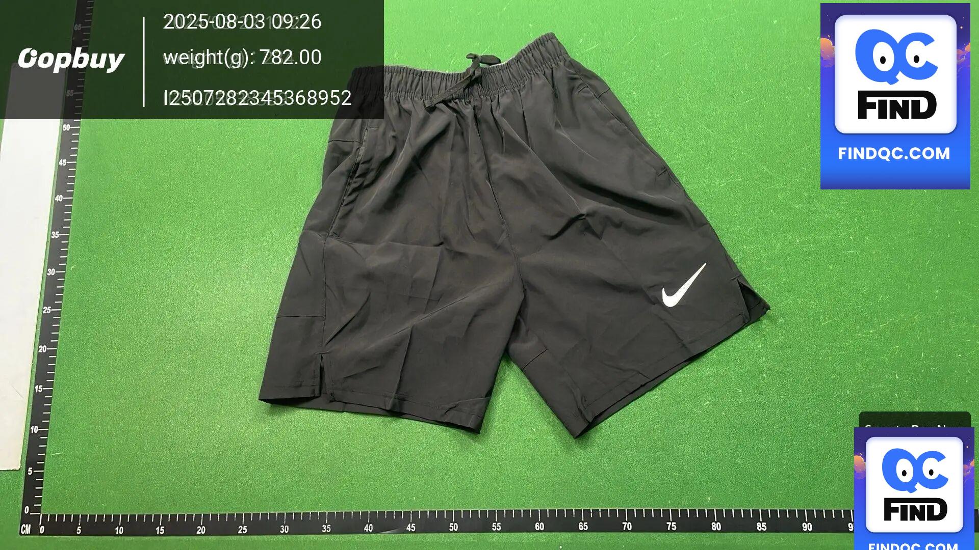 Nike Men's Black Sports Shorts QC