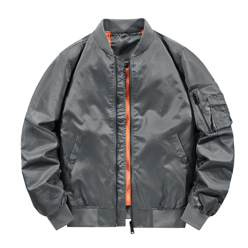 Autumn and winter tough guy coat live source [plus cotton/thin] air force ma1 bomber jacket male bomber jacket