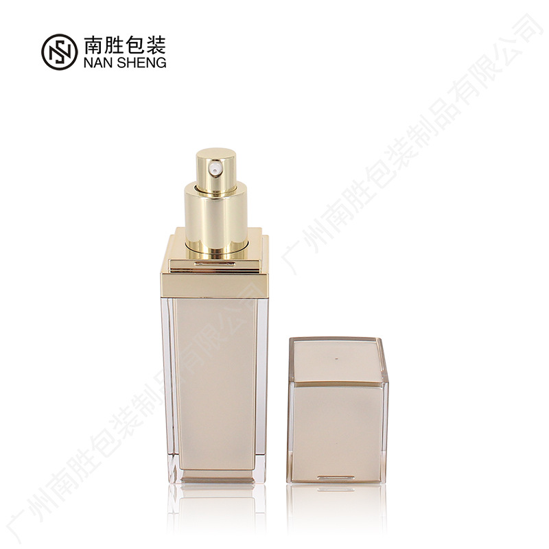 Men's sunscreen cream bottle 70ml pressing lotion pump head square bottle essence liquid foundation BB cream sub-bottle advanced