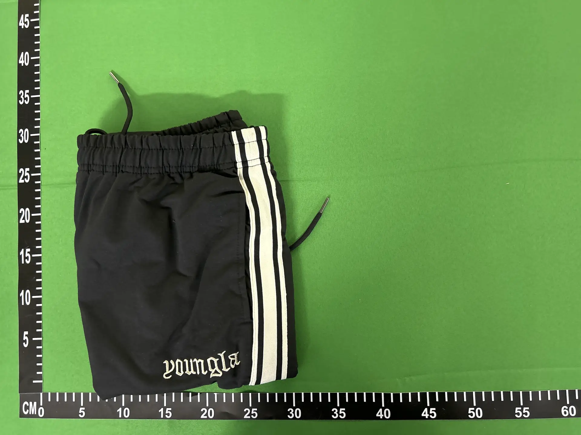 American-Style Patchwork Black and White Striped Casual Pants for Men, Embroidered Street Fitness Running Sports Straight-Leg Sweatpants