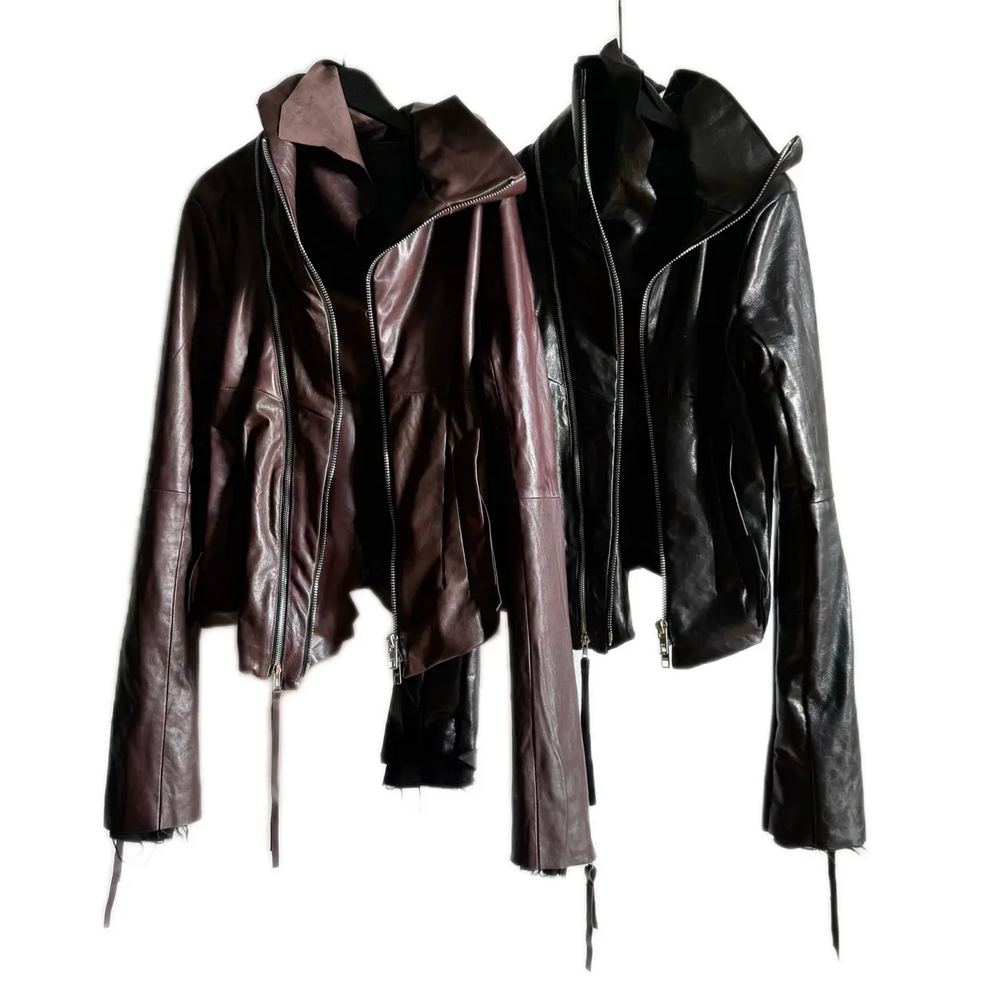 Independent ekam dark RO style leather motorcycle jacket