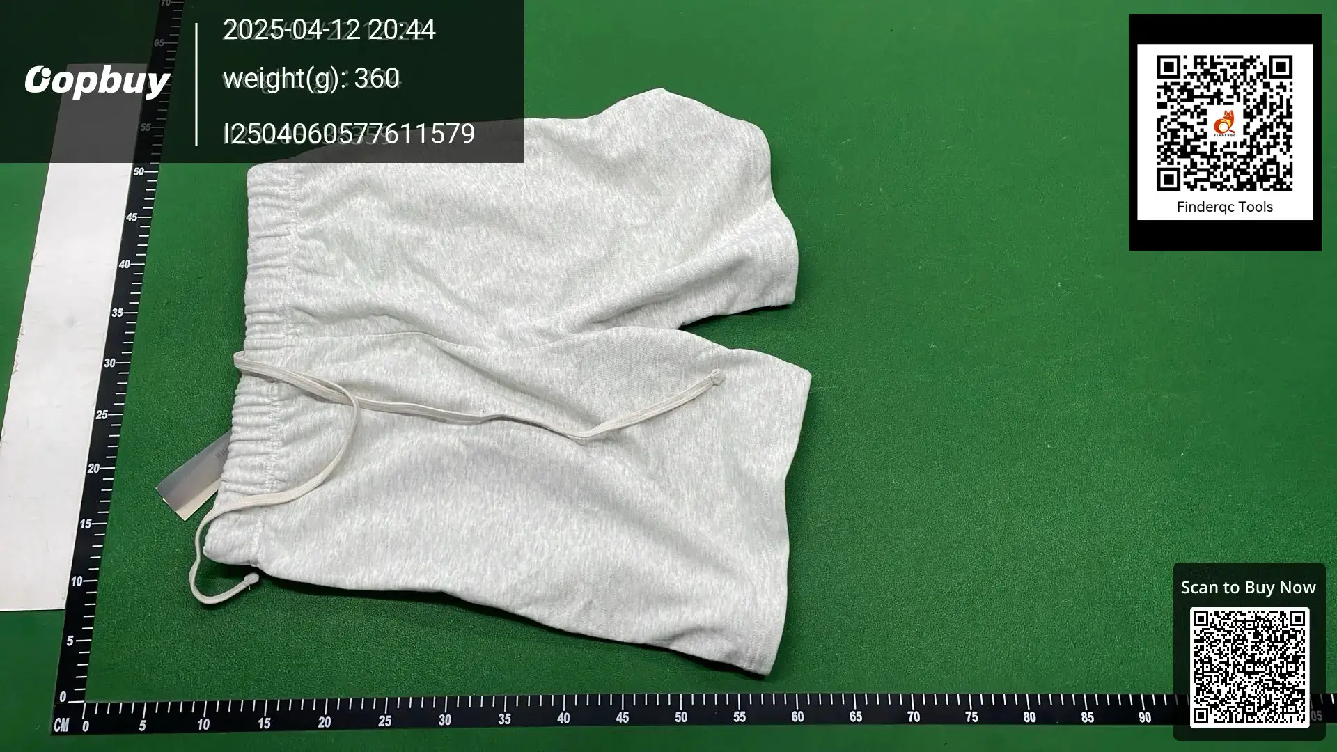 Light Gray Sweat Shorts