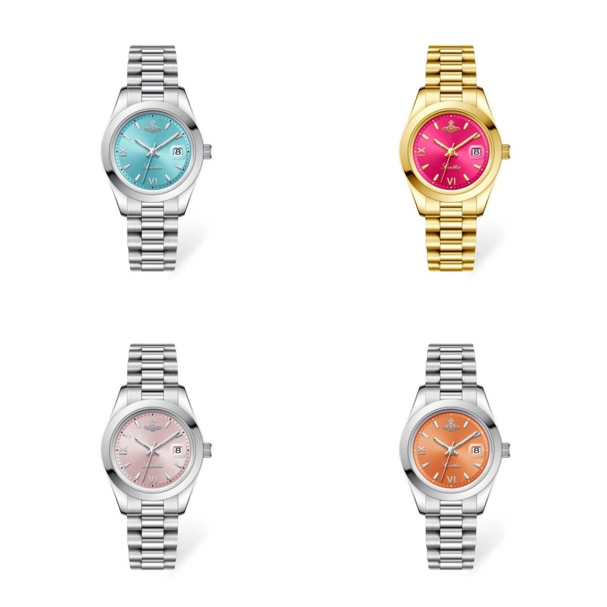 Mechanical watch steel strap fashion watch 08
