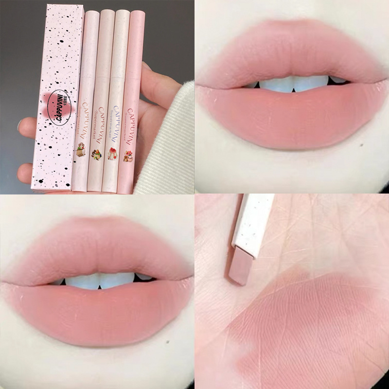 Cappuvini Lip Liner Shaping Nude Color Outline Lip Lipstick Pen Lip Pencil Domestic Makeup Lipstick Pen Lipstick