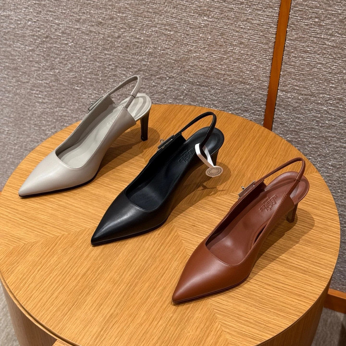 Hermes Slingback Heels