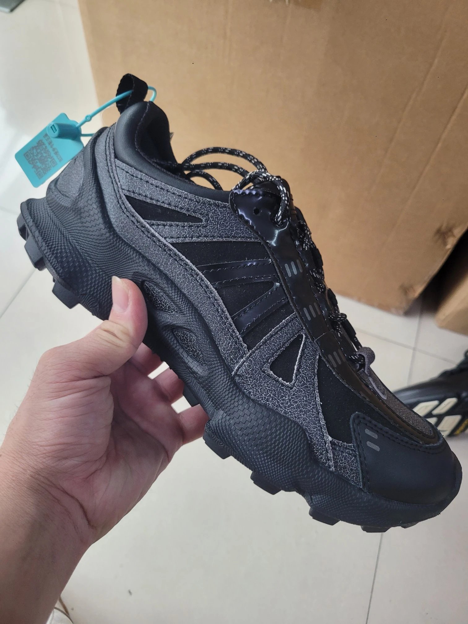 莞产 39-44码 正码 好货/带原盒/ 不做过多介绍 头层皮 运动休闲 鞋(下单注明码数)运动鞋码 Foto QC de WEIDIAN na Qualit.ly