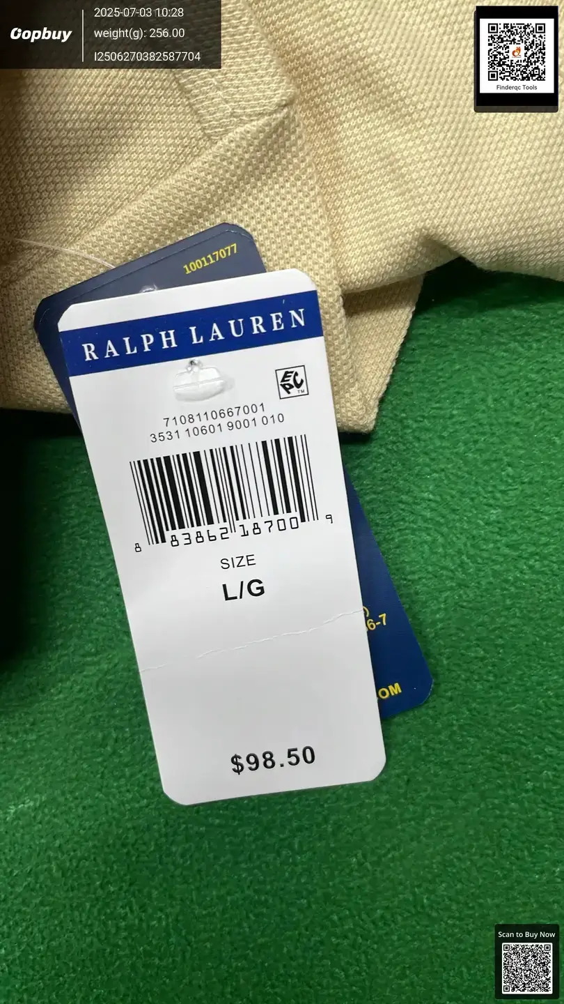 RL Ralph Lauren Pony Embroidered American Casual Polo Shirt Casual Men's and Women's Lar Short-sleeved T-shirt Cross-border