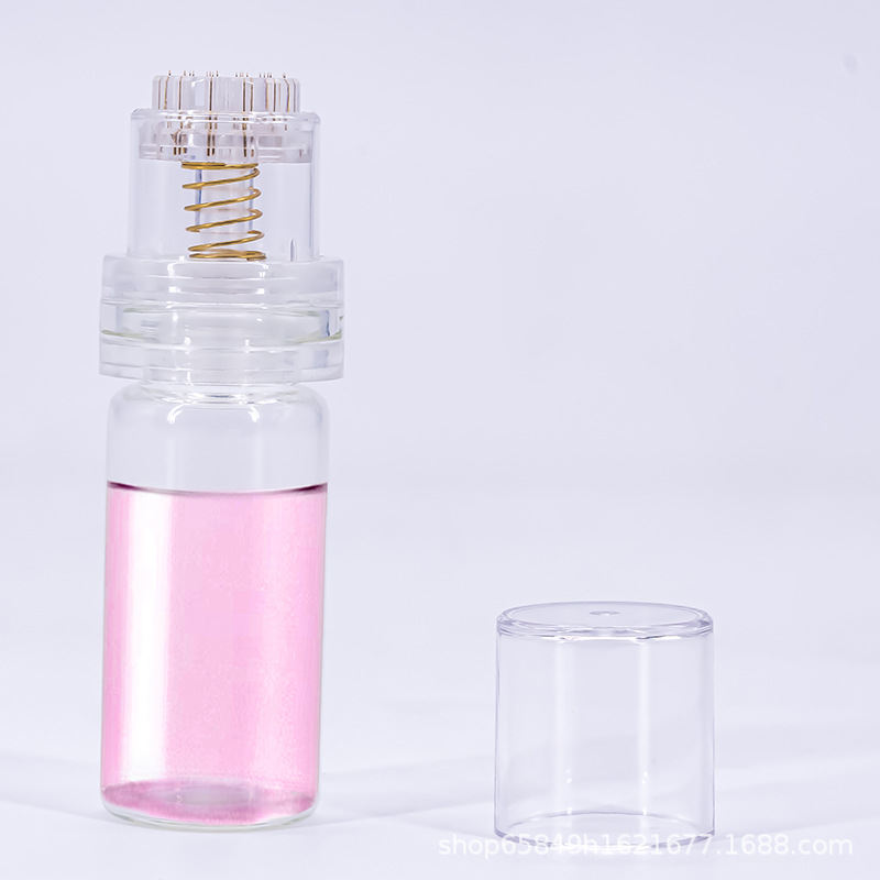 Cross-Border Hot-Selling 20-Pin Gold Microneedle 0.25/0.5mm Stamped Seal Water-Soluble Needle Imported Push-Type Microneedle