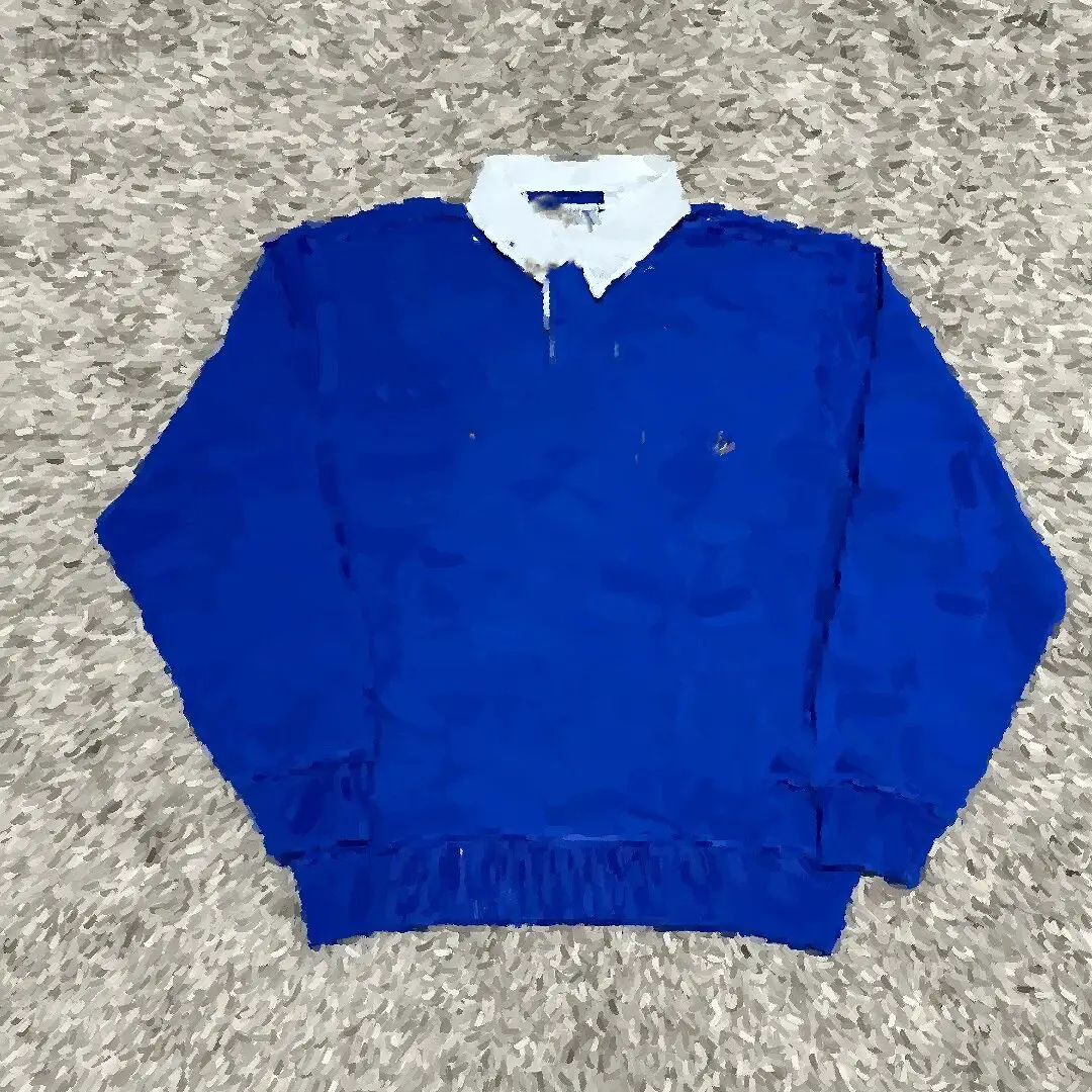 Mm Oo Long sleeves Sweatshirt Polo Stand Collar Shirt