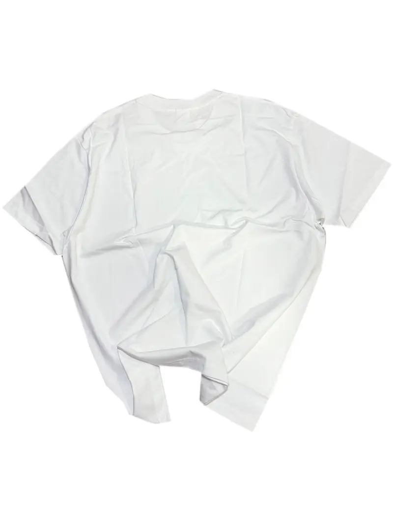24Ss Records American Retro High Street Short-Sleeved T-Shirt American Trendy Ins Tops for Men and Women Patchwork Tee