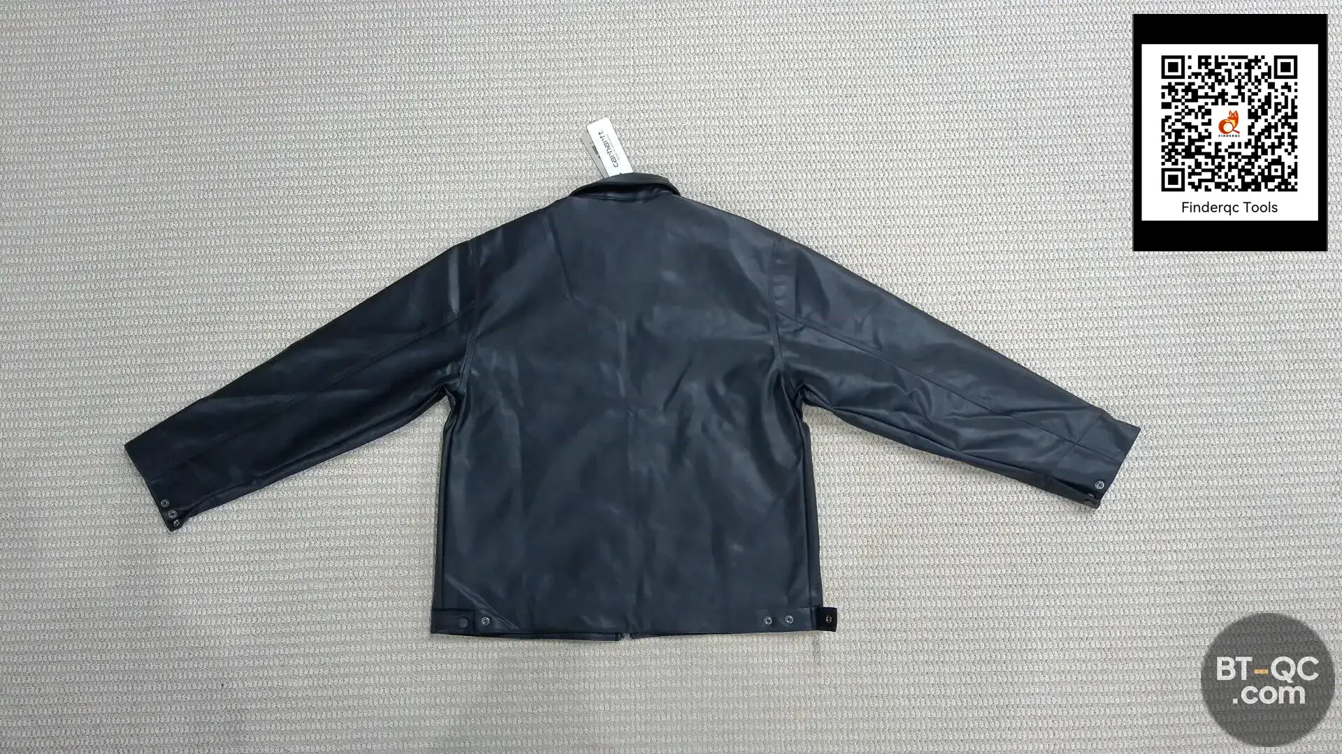 Carhartt Detroit Jacket PU Leather Black