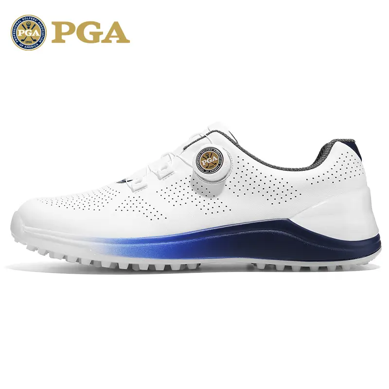 American Pga Golf Shoes Men Breathable Shoes Summer Sports Men's Shoes Rotate Shoelaces Trendy Gradient Color