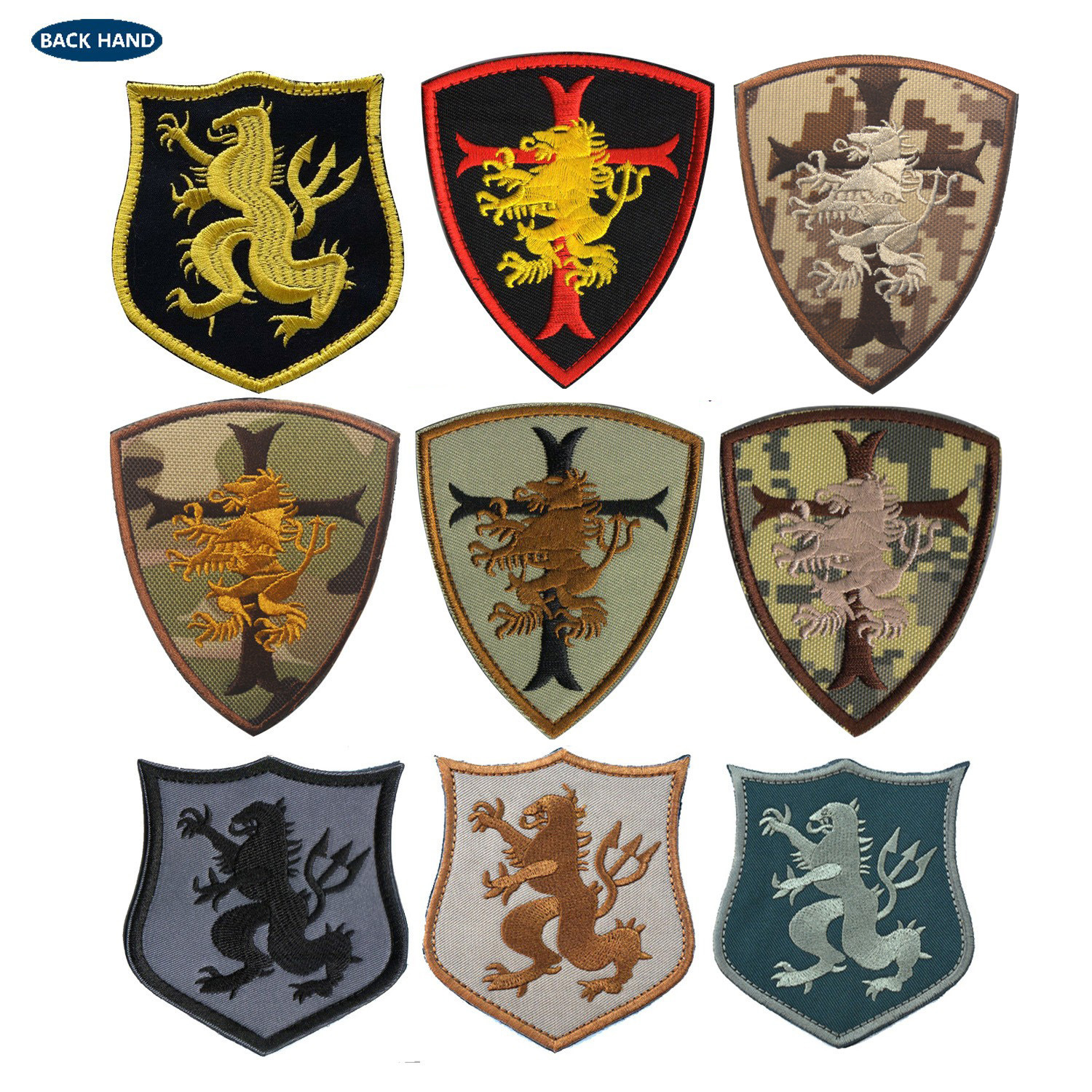 Seal Commando Team 6 Armband Tactical Embroidered Velcro Badge Military Fan Badge Velcro Morale Badge