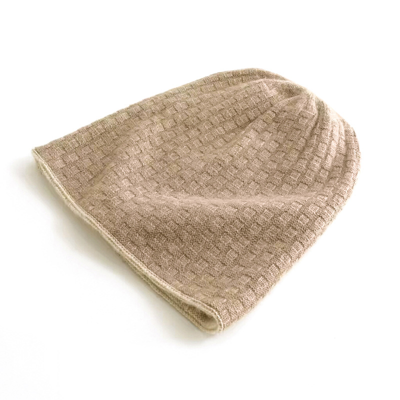 Cashmere Wool Hat Women's Autumn and Winter Fashion Thickened Double-sided Hat Ear Protection Cold-proof Warm All-match Cashmere Wool Hat