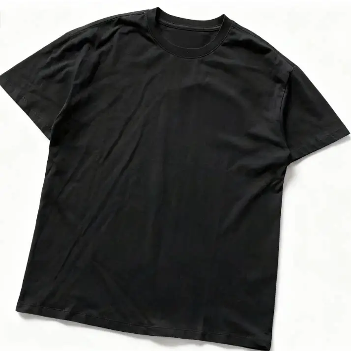 Sanskrit Script on the Front Collar, Cross on the Left Pocket, Two-Color Short Sleeves 55022723