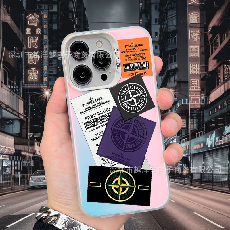 Cross-Border Popular 5Iphone17Pro Mobile Phone Case 16/15/14/13 Laser 12 Apple 11Xsm78 Trendy