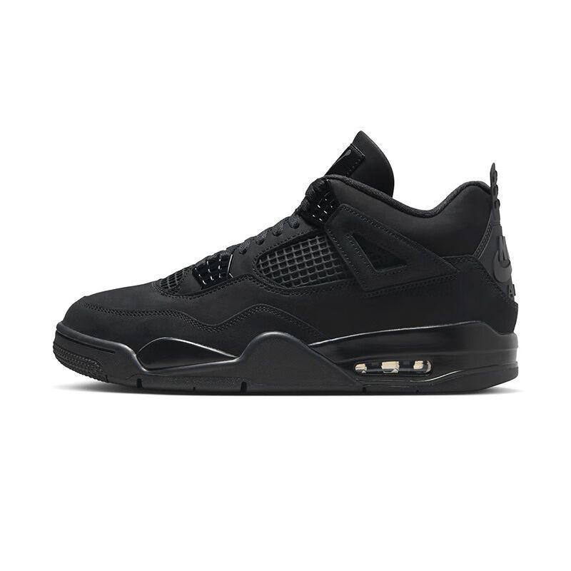 Pure Original Aj4 Black Cat Pure Black Warrior Mid-Top Retro Basketball Shoes for Men and Women Casual Sports Shoes Fv5029-010 Foto QC de 1688 na Qualit.ly