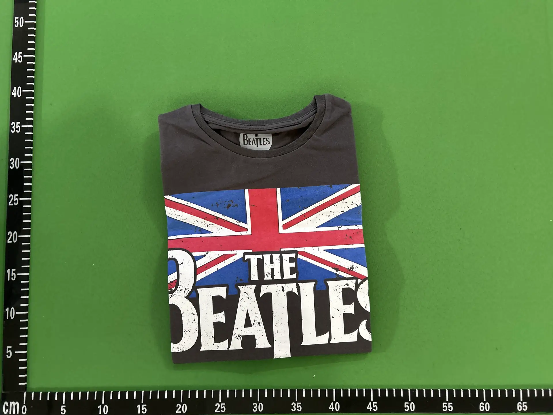 Martin Curtis same vintage flag print washed distressed slim fit street style retro short sleeved T-shirt