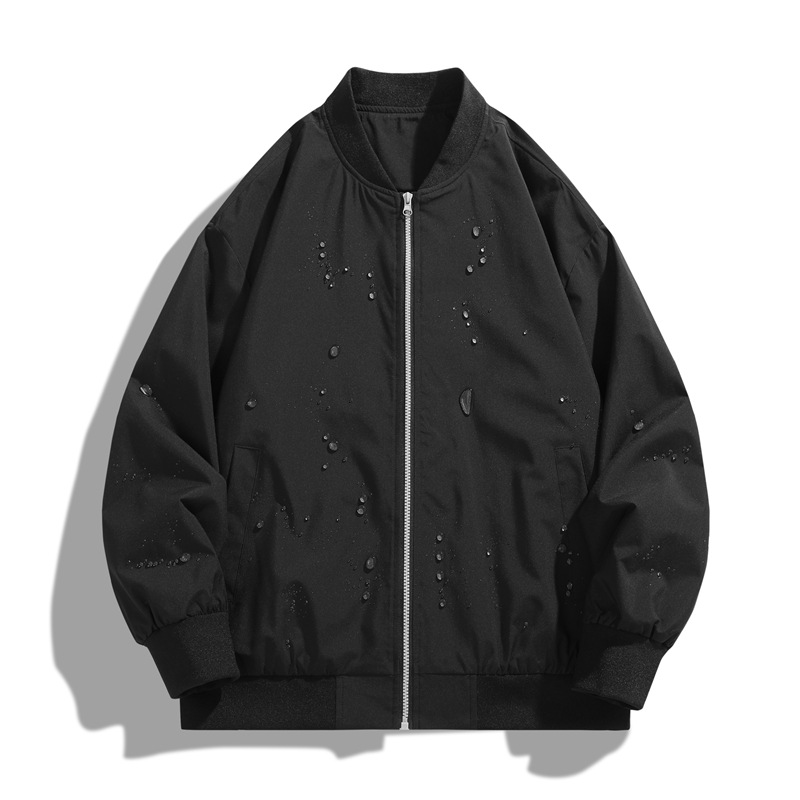 American Fashion Waterproof Bomber Jacket Spring and Autumn Trendy Brand Loose Couple Functional Loose Baseball Suit Jacket for Men and Women