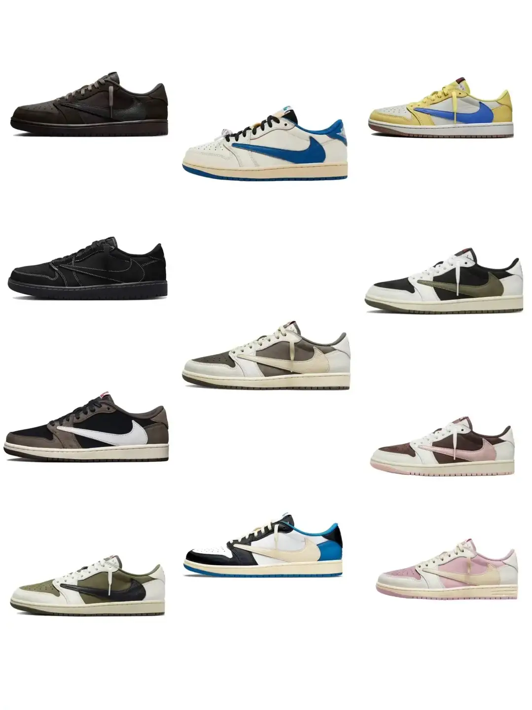 Travis Scott x Air Jordan 1 Low Collection