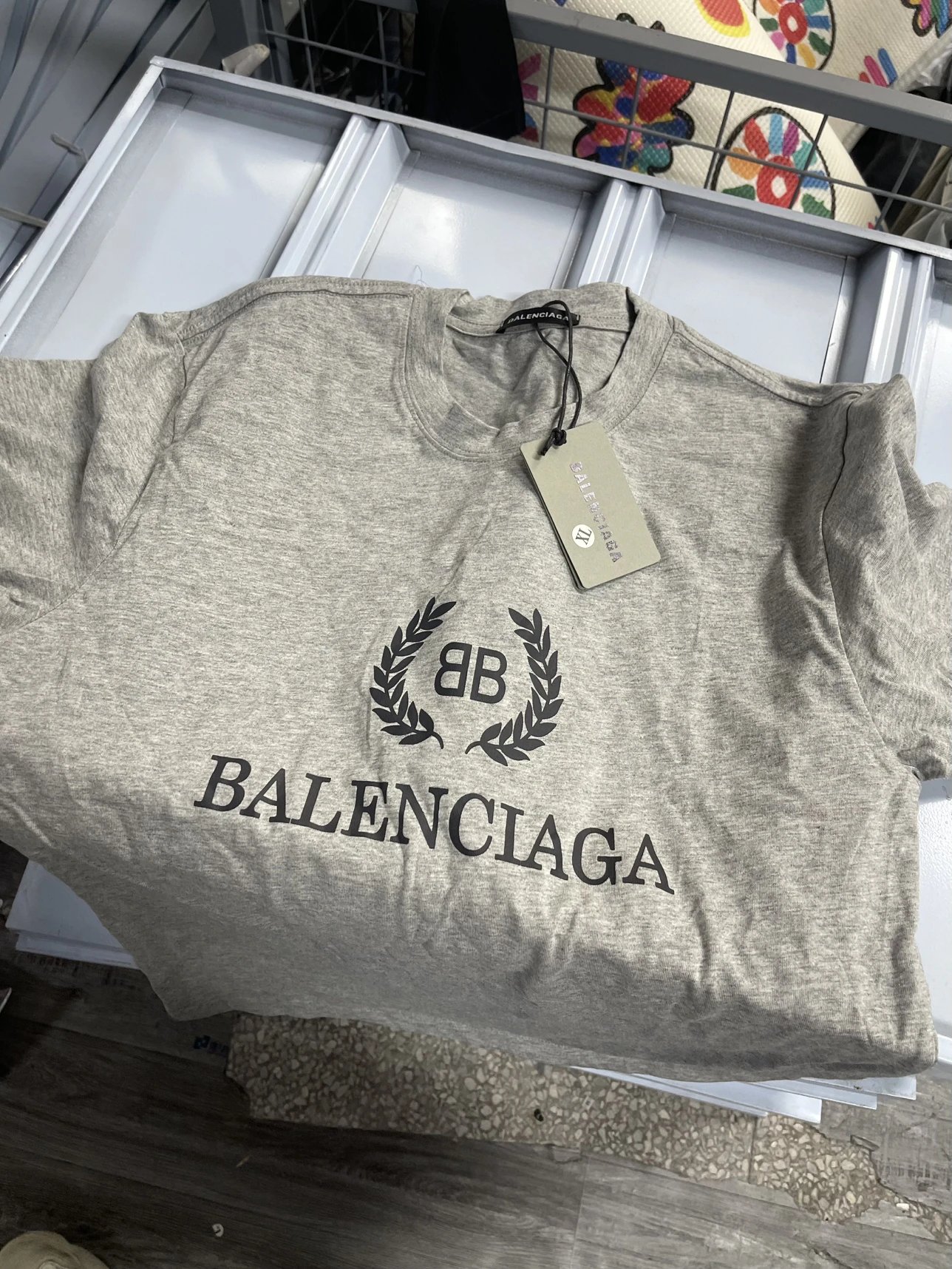Clearance bargain price, high-quality cotton Paris Shijia wheat ear short-sleeved T-shirt, popular unique fabric, super good