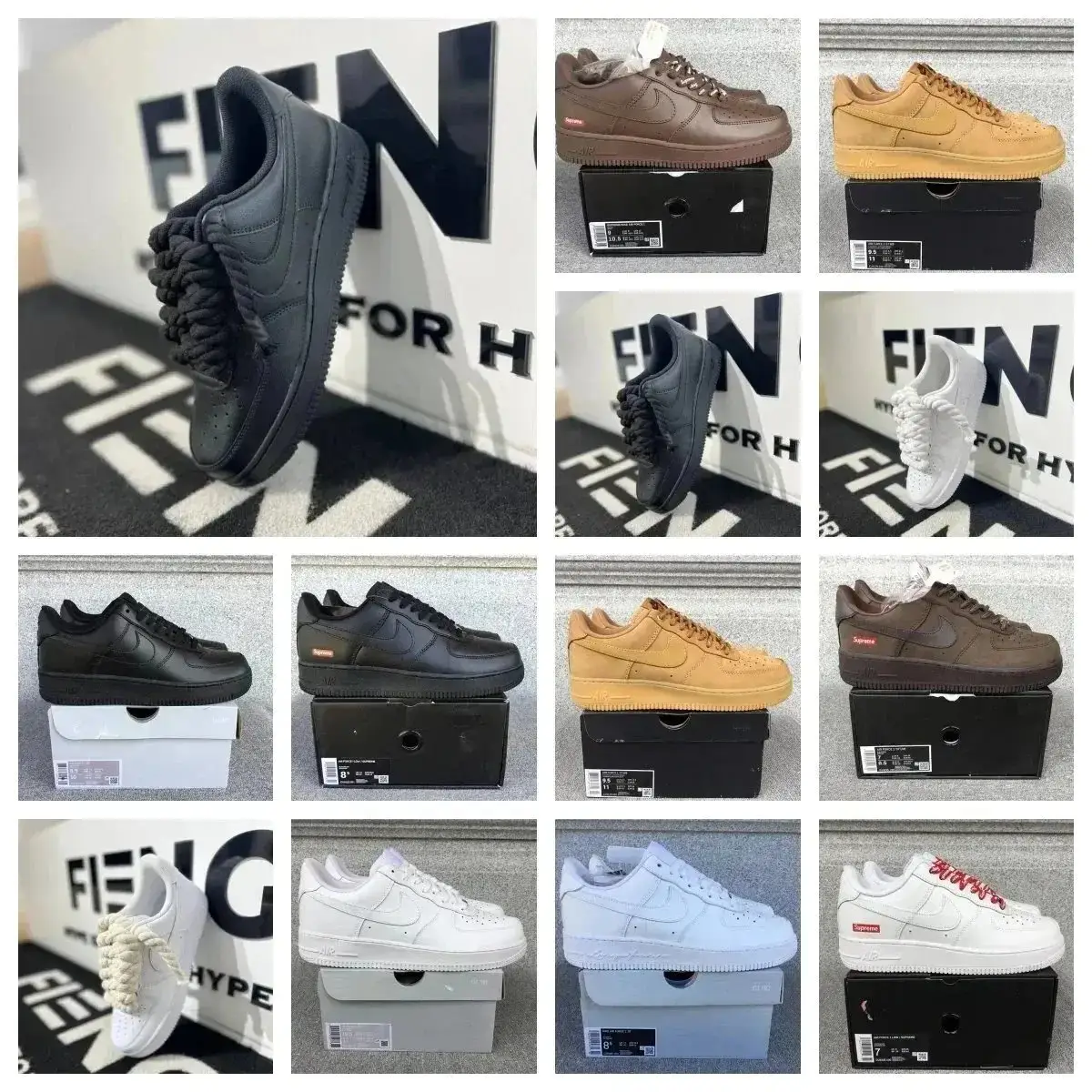 Nike Air Force 1 Low Supreme Collection