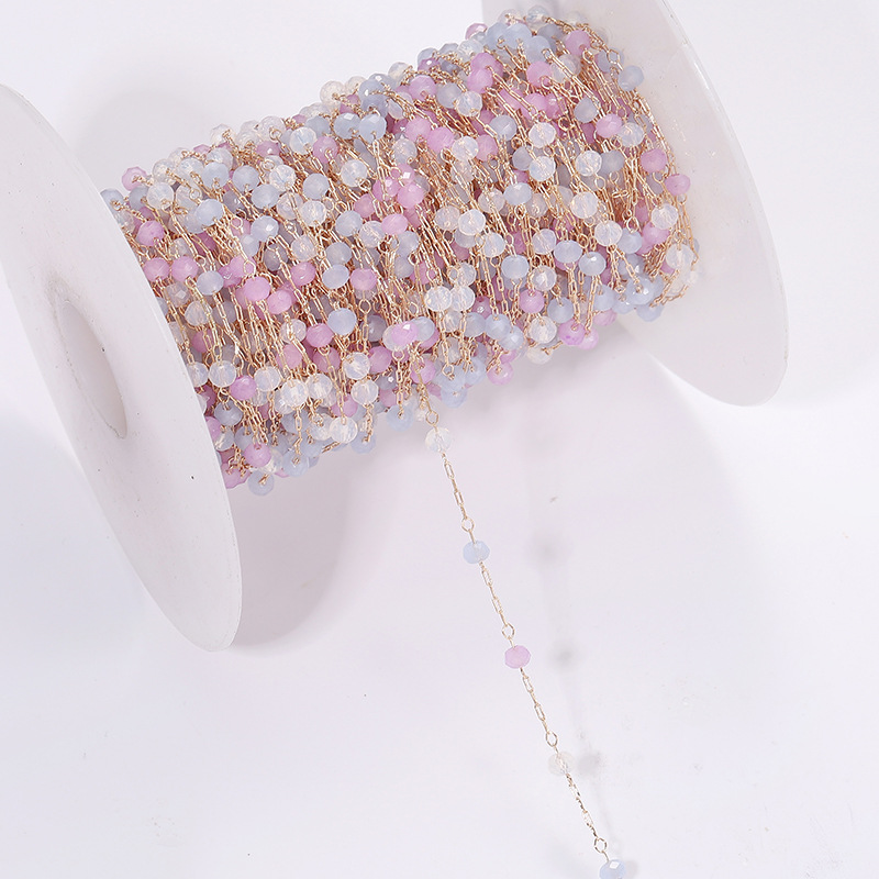 diy crystal chain high color star crystal chain antique exotic clothing material accessories chain