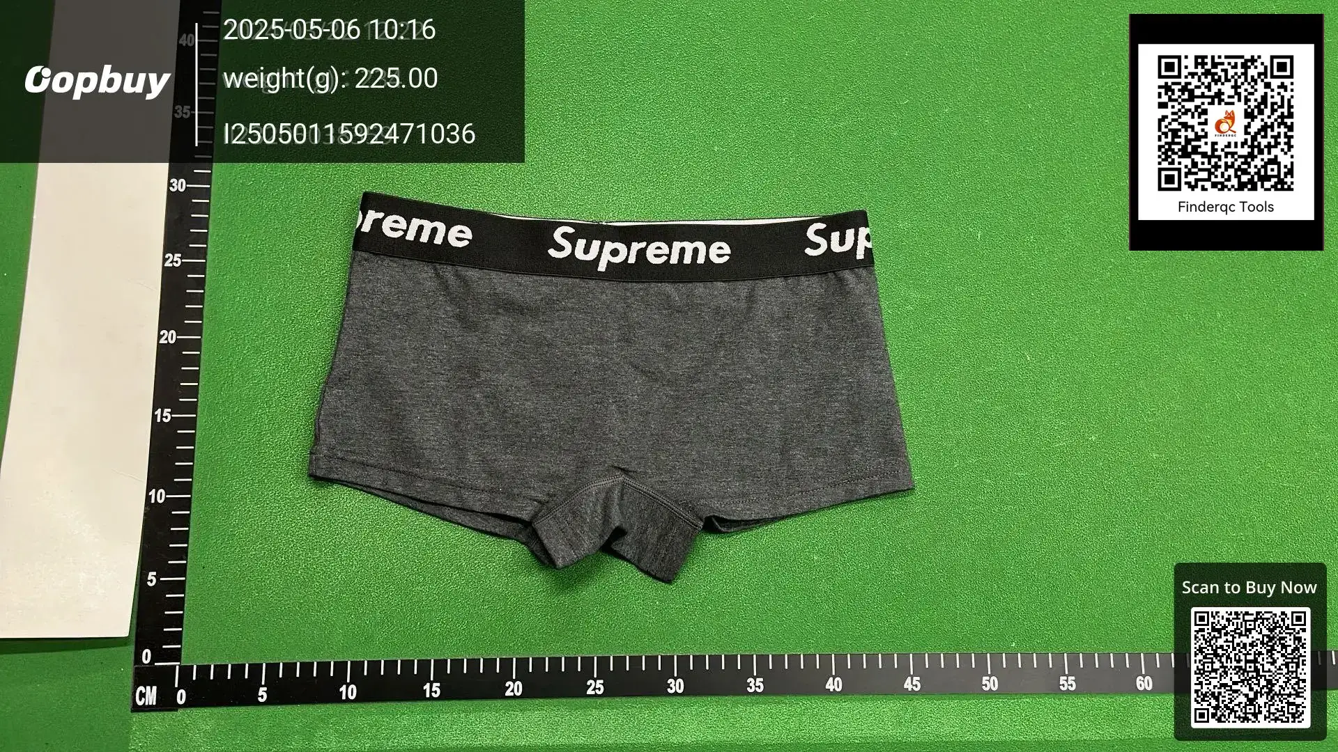 Supreme Boxer Briefs Grey