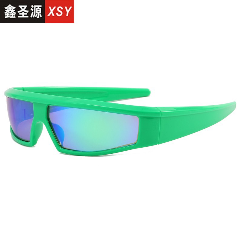 European and American personality Y2K riding glasses 6719 cross-border new sports sunglasses fashion colorful sunglasses wholesale