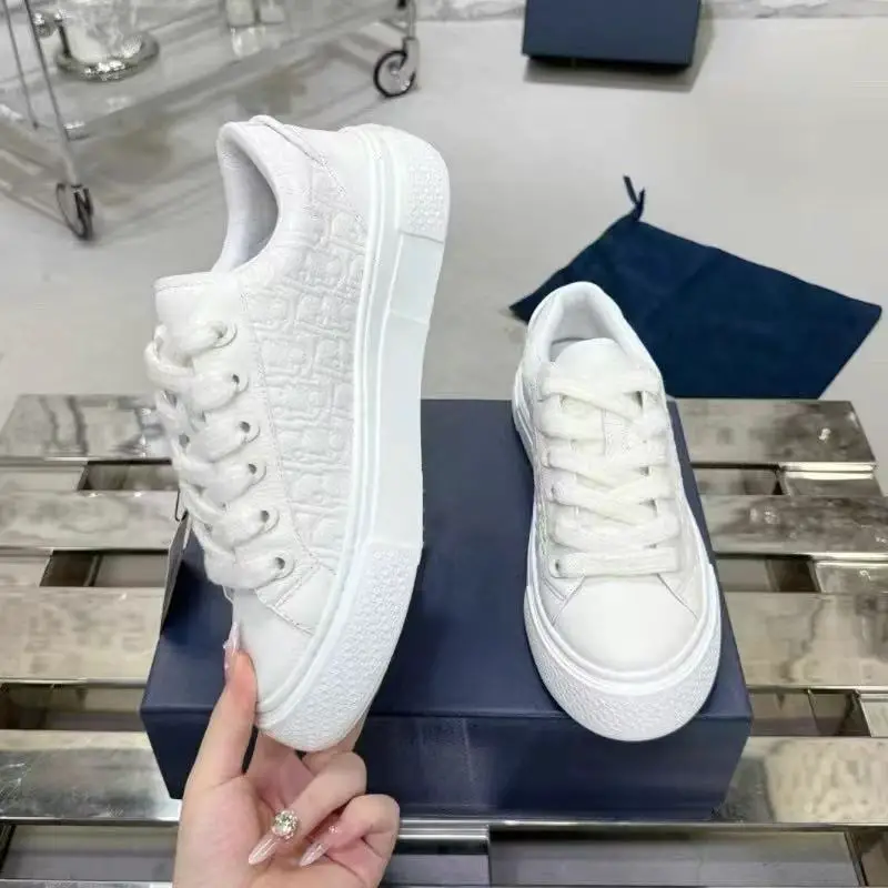 High version D B33 printed 25 new sneaker fashion low side stitching couple shoes Joker casual shoes women