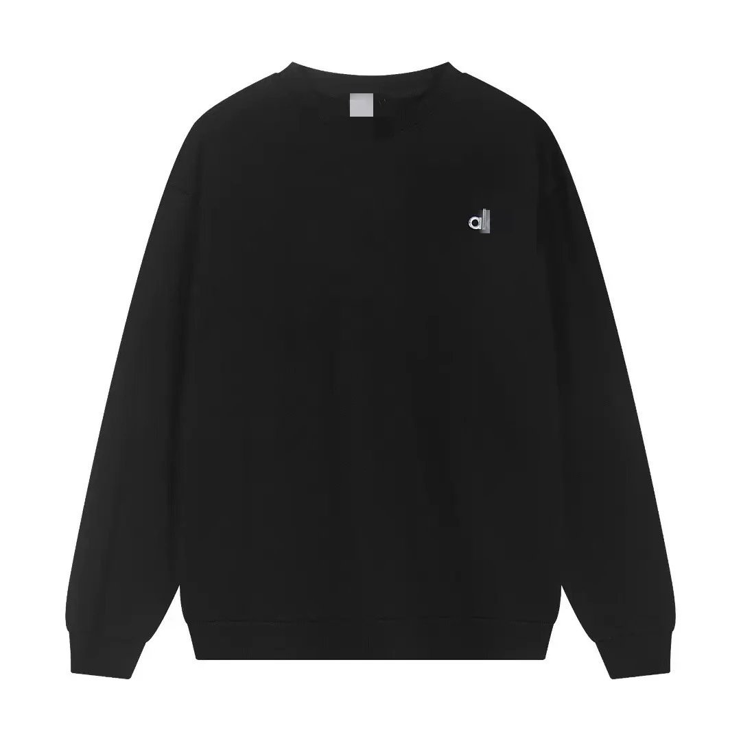 26A1o秋冬美式运动连帽卫衣头绳LOGO标宽松男女同款卫衣套装-2
