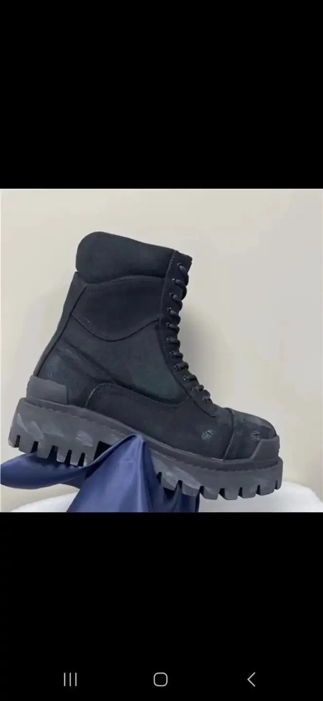 B*lenciaga Black boots