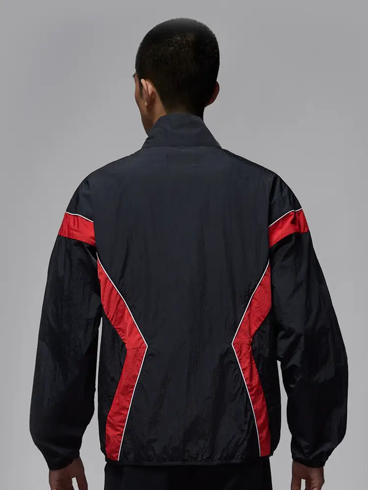 Jordan Nike Outwear Men's 25 Autumn New arrival Sportswear Embroider Patchwork Loose Stand Collar jacket Ih2825-010