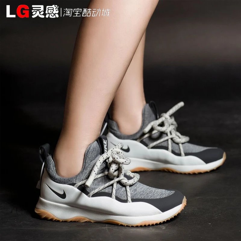 【小鸿】Nike City Loop黑灰绑带女神休闲跑鞋AA1097-100 BQ6994
